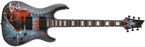 ELEKTRO GİTAR-KATANA,TF DESENLİ SİYAH - KX5TFBK