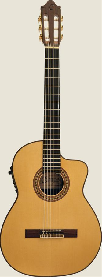 ELEKTRO KLASİK GİTAR LADİN KAPAK FISHMAN PREFIX PR - CUT-900S