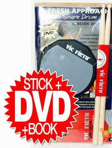 PERKUSYON BAŞLANGIÇ SETİ, BAGET SD1, 6" PAD, DVD, - FASP