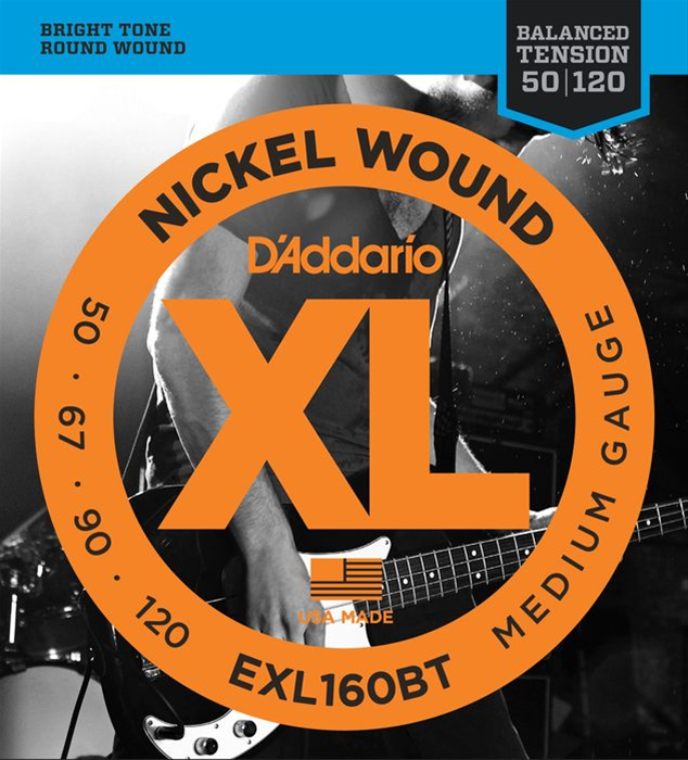 BAS GİTAR TEL SETİ, XL, 50-120 LONG SCALE, NICKEL - EXL160BT