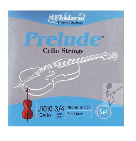 CELLO TEL SETİ, PRELUDE, 3/4 SCALE, MEDIUM TENSION - J101034