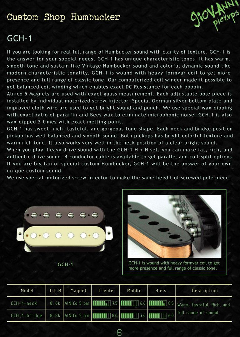 MANYETİK  HUMBUCKER NECK - GCH-1N
