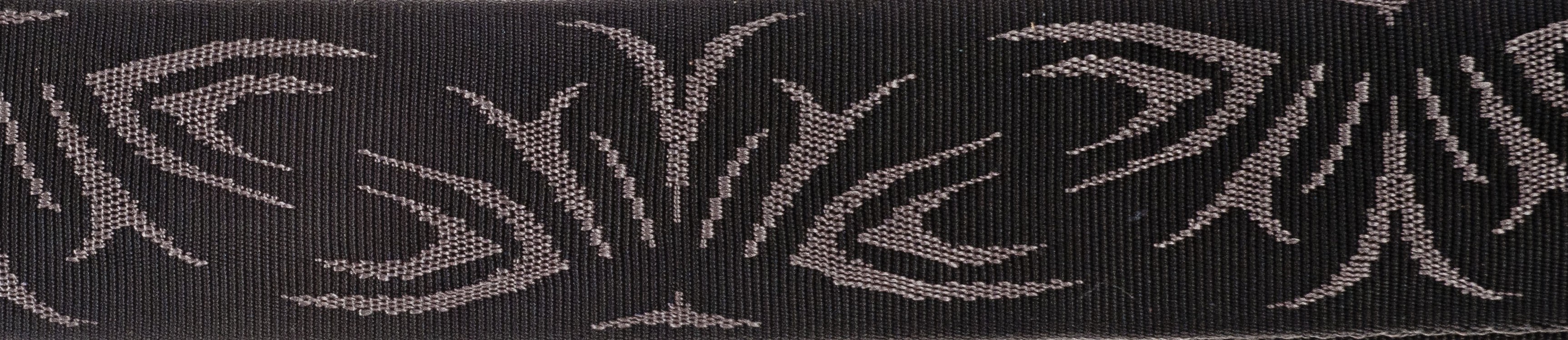 GİTAR ASKISI 50MM DOKUMA BLK/GRAY TATTOO - 50F078
