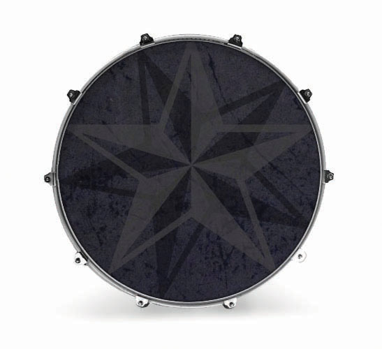 DERİ 20 GRAPHIC LAYERED STARS (NO KICK ÖN DERİ FOT - INK20GRPSTRI
