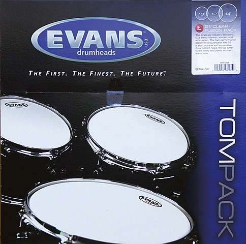 DERİ SETİ 10+12+14 G1 TOM CLEAR FUSION KİT TEK KAT - ETPG1CLRF