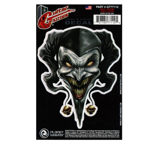 GTR TATTOO- GRAY JESTER STİCKER - GT77110
