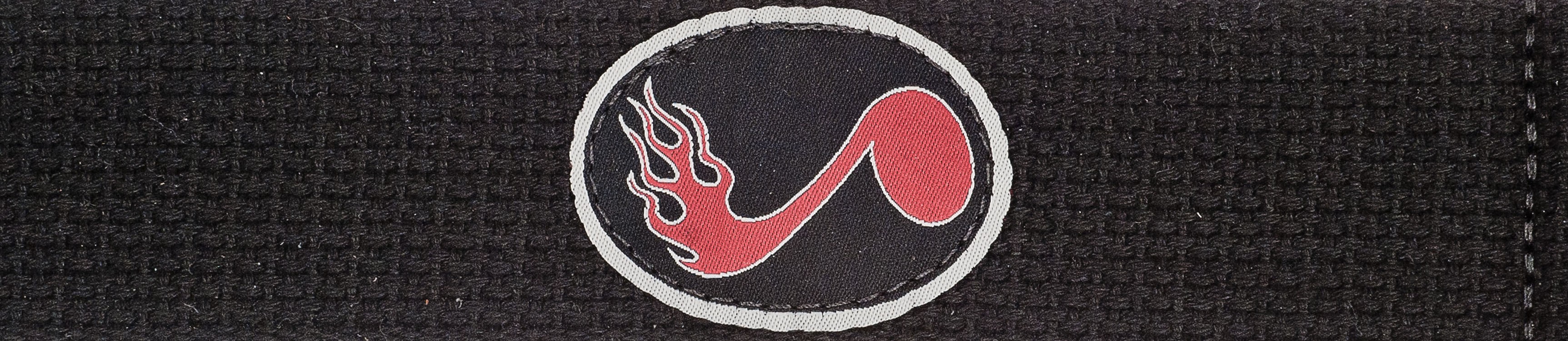 GİTAR ASKISI 50MM COTON PATCH FLAMING NOTE - 50CTP01