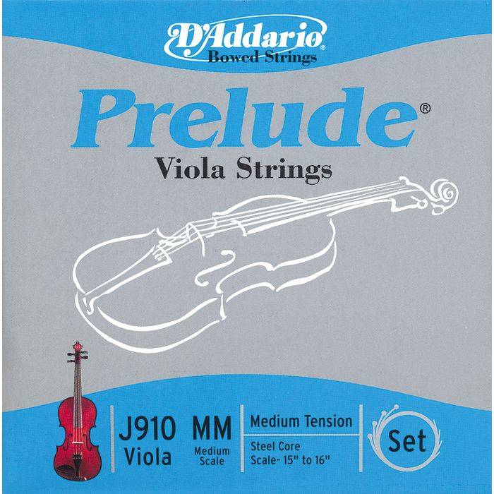 VIOLA TEL SETİ, PRELUDE, MEDIUM SCALE (15"-16"), M - J910 MM
