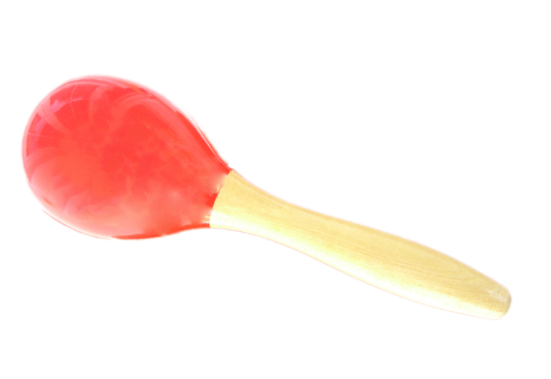 AĞAÇ MARAKAS, KIRMIZI, (L=140MM) - MA163