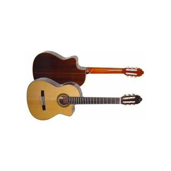KLASİK GİTAR, SCALE 4/4, PARLAK NATÜREL, CUTAWAY, - CG50CE