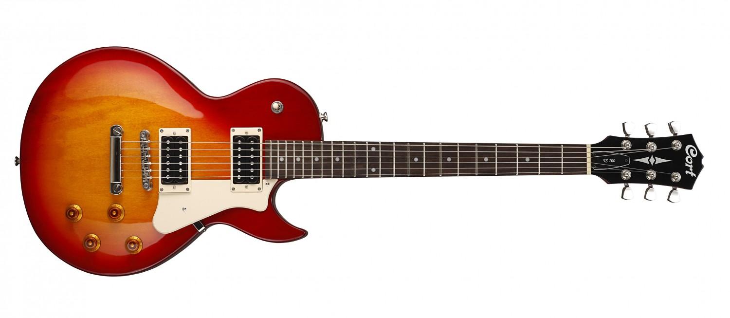 ELEKTRO GİTAR, VİŞNE KIRMIZISI SUNBURST, PSLP-1F & - CR100CRS