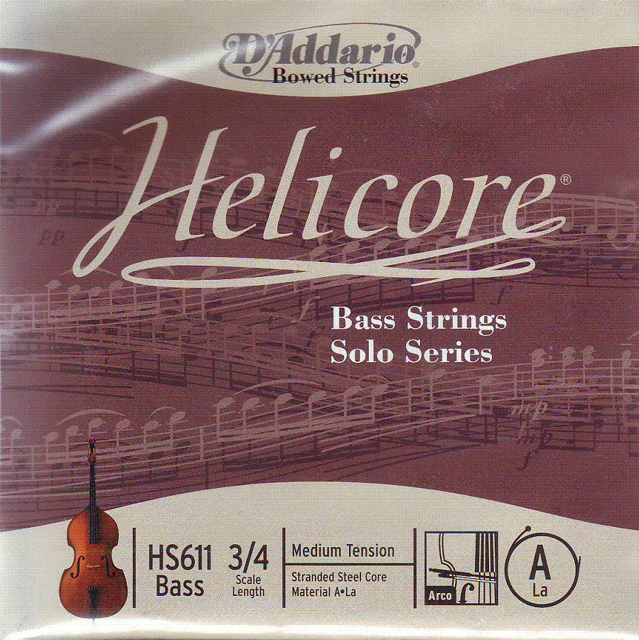 KONTRABAS TEK TEL, HELICORE, A-LA, SCALE 3/4, BASS - HS611
