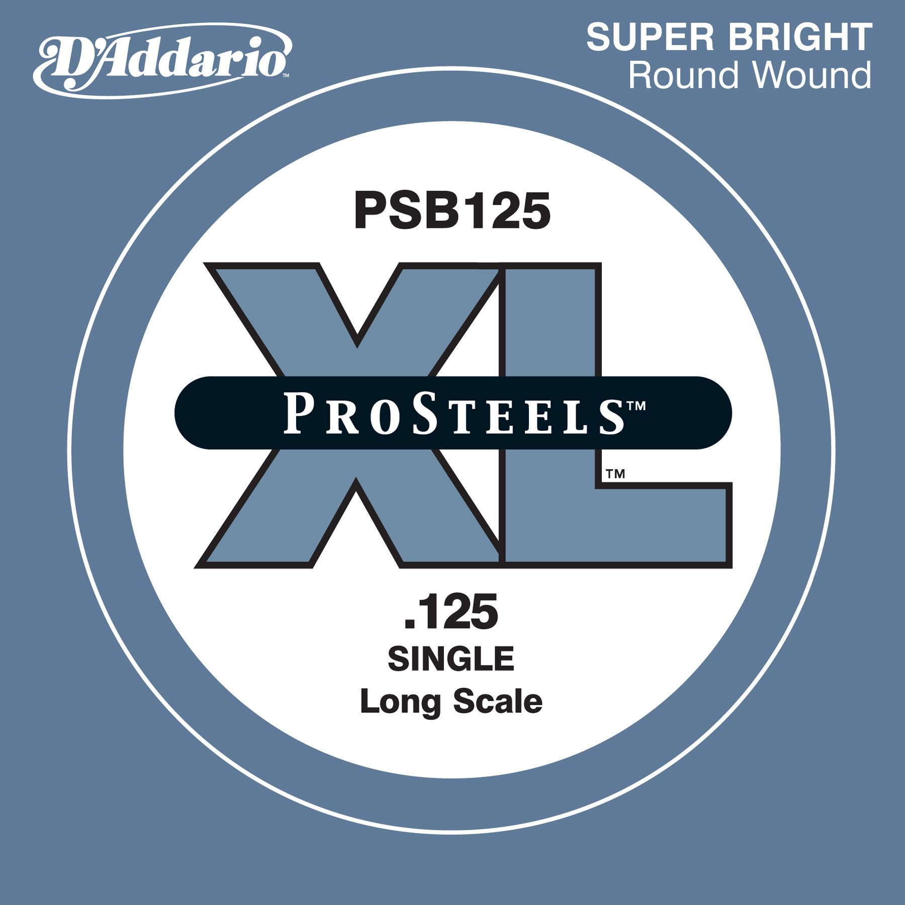 BAS GİTAR TEK TEL, (Sİ), PRO STEELS, 0.125 GAUGE, - PSB125
