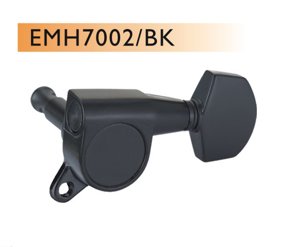 ELEKTRO GİTAR BURGUSU, 6'LI SET, SAĞ, SİYAH, STAND - EMH7002BKR6