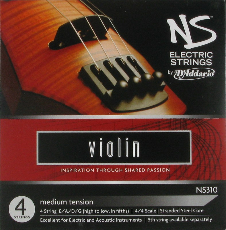 ELEKTRO VIOLIN TEL SETİ, NS, 4 TEL, SCALE 4/4, MED - NS310
