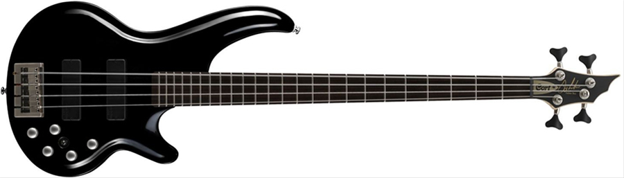 BAS GİTAR CURBOW, SİYAH, Bartolini MK1-4 - CR42BK