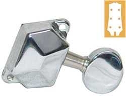 AKUSTİK GİTAR KULAĞI MACHINE HEAD 3+3SET CHROME - AMH3003CR