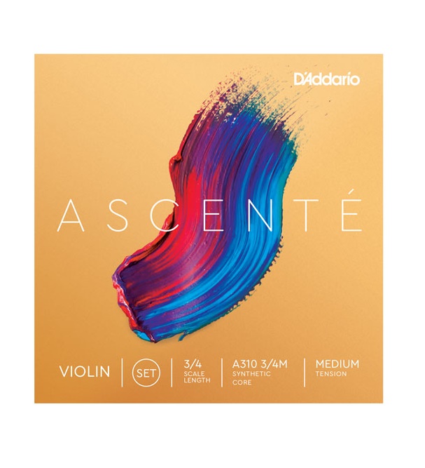 KEMAN TEL SETİ, ASCENTE, SCALE 3/4, MEDIUM TENSION - A310 3/4M