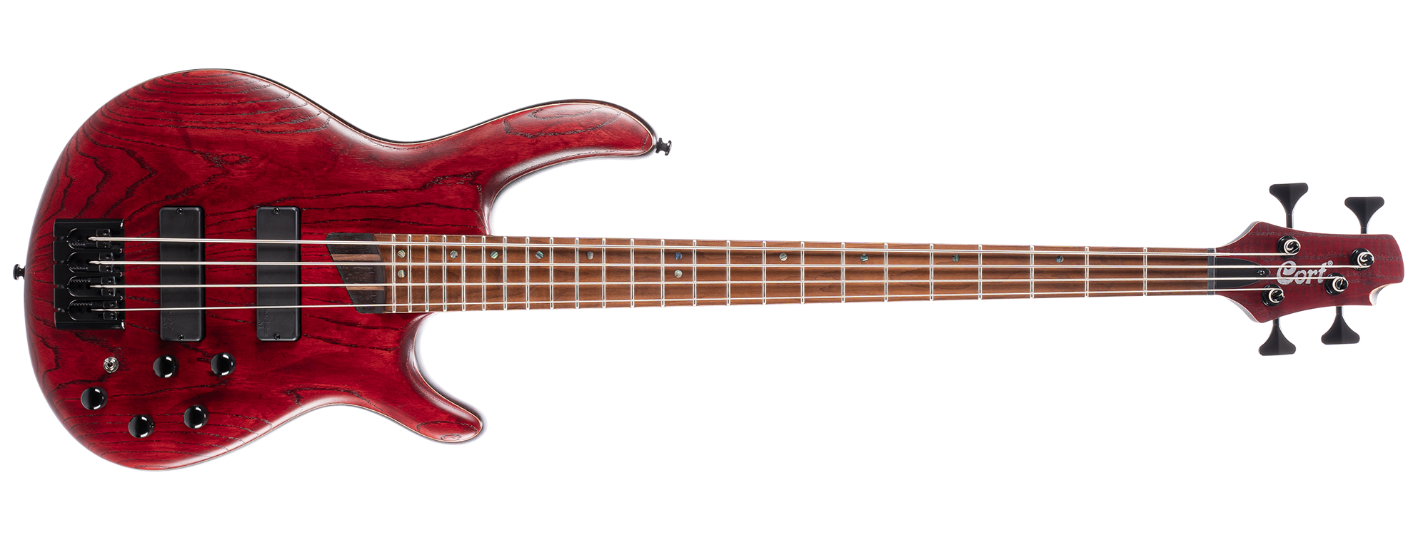BAS GİTAR, 4 TELLİ OPEN PORE BURGUNDY RED - B4 ELEMENT OPBR