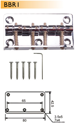 DR.PARTS BAS KÖPRÜ KROM (80X42.5) - BBR1CR