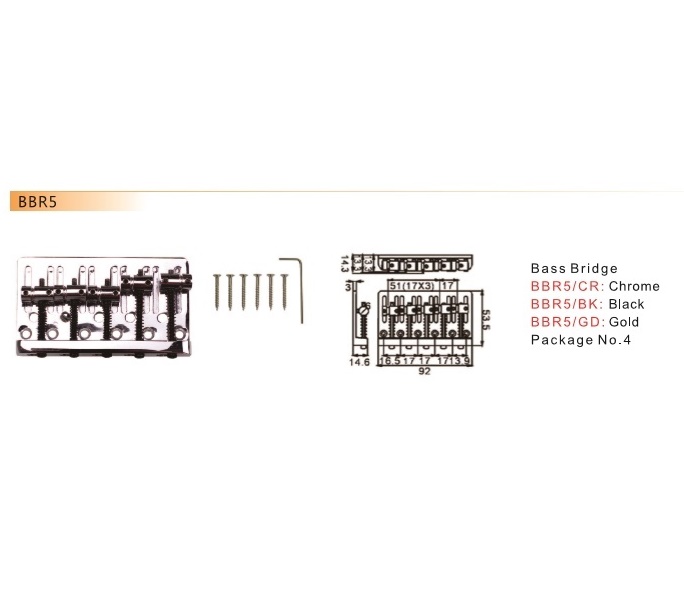 DR.PARTS BAS KÖPRÜ SİYAH (92X53.5) - BBR5BK