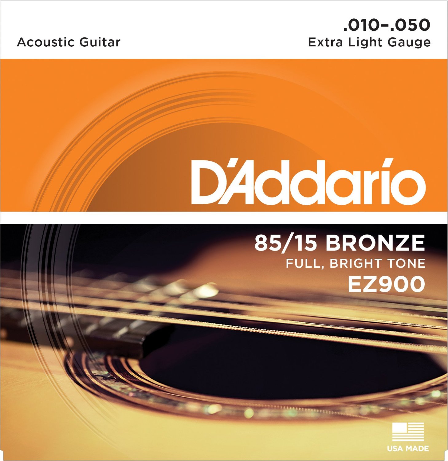 AKUSTİK GİTAR TEL SETİ, 85/15 BRONZE, EXTRA LIGHT - EZ900