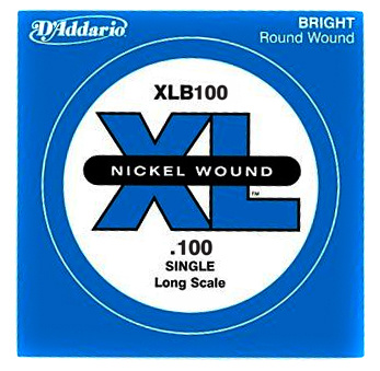 BAS GİTAR TEK TEL, (Mİ), XL NICKEL WOUND, 0.100 GA - XLB100