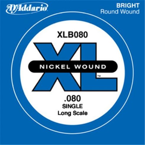 BAS GİTAR TEK TEL, (LA), XL NICKEL WOUND, 0.080 GA - XLB080
