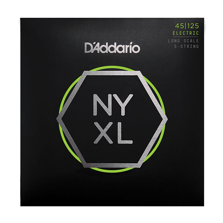 BAS GİTAR TEL SETİ, NYXL SERİSİ, LONG SCALE, 5 TEL - NYXL45125