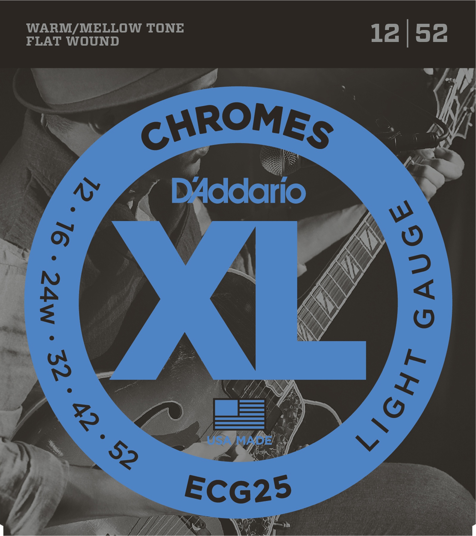 ELEKTRO GİTAR TEL SETİ, CHROMES, LIGHT GAUGE (12-5 - ECG25
