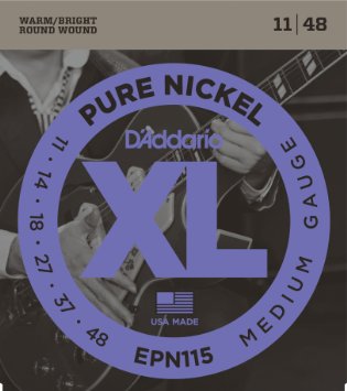 ELEKTRO GİTAR TEL SETİ, XL, PURE NICKEL, BLUES/JAZ - EPN115