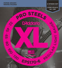 BAS GİTAR TEL SETİ, 6 TELLİ, XL, 32-130, PROSTEELS - EPS170-6