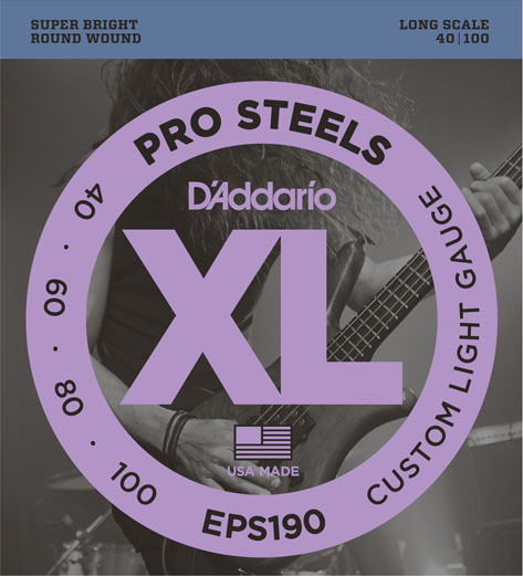 BAS GİTAR TEL SETİ, XL, 40-100, LONG SCALE, PROSTE - EPS190