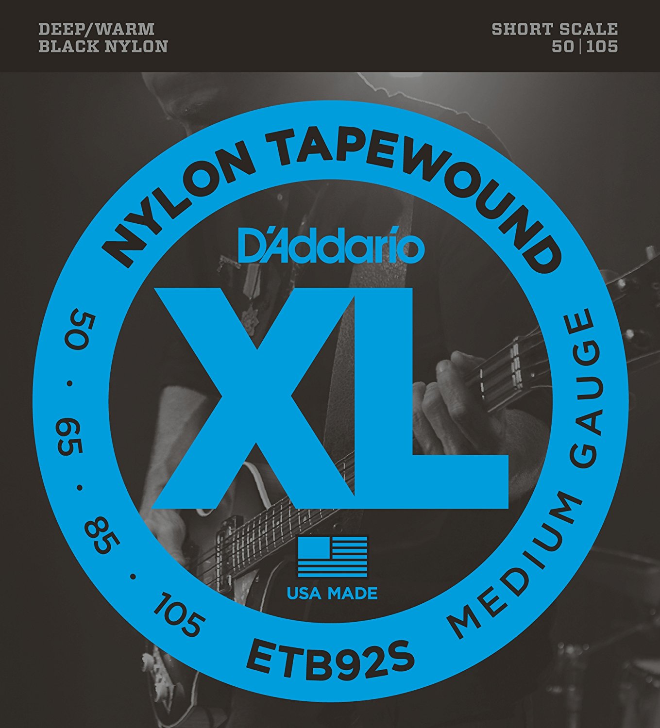 BAS GİTAR TEL SETİ, XL SERİSİ, NYLON TAPEWOUND, BL - ETB92S