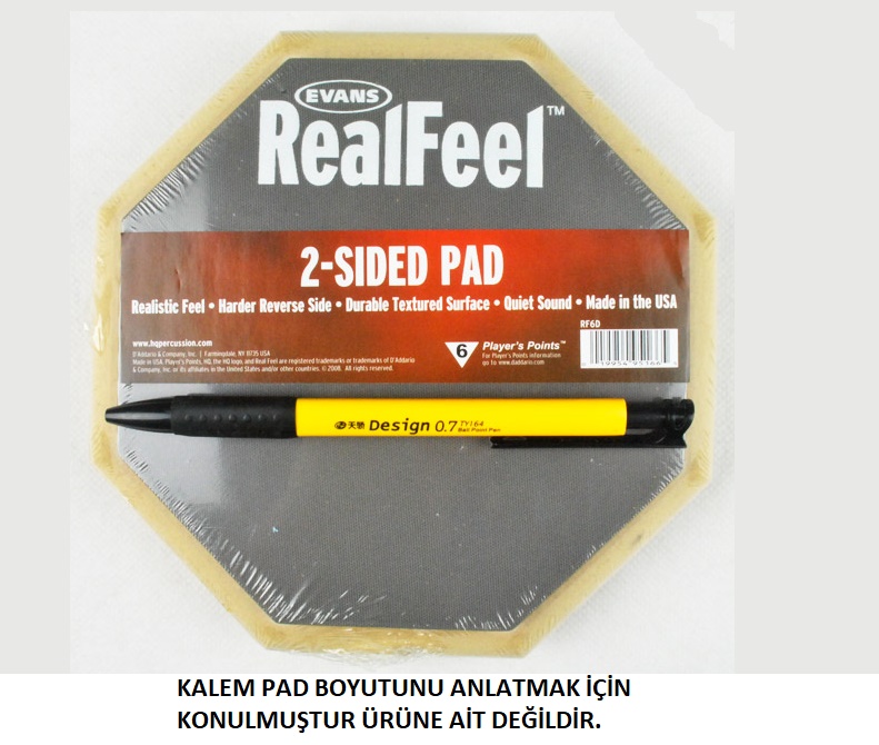 6 REAL FEEL ÇİFT TARAFLI ÇALIİMA PAD - RF6D