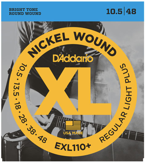 ELEKTRO GİTAR TEL SETİ, XL, 10.5-48, NICKEL WOUND, - EXL110+