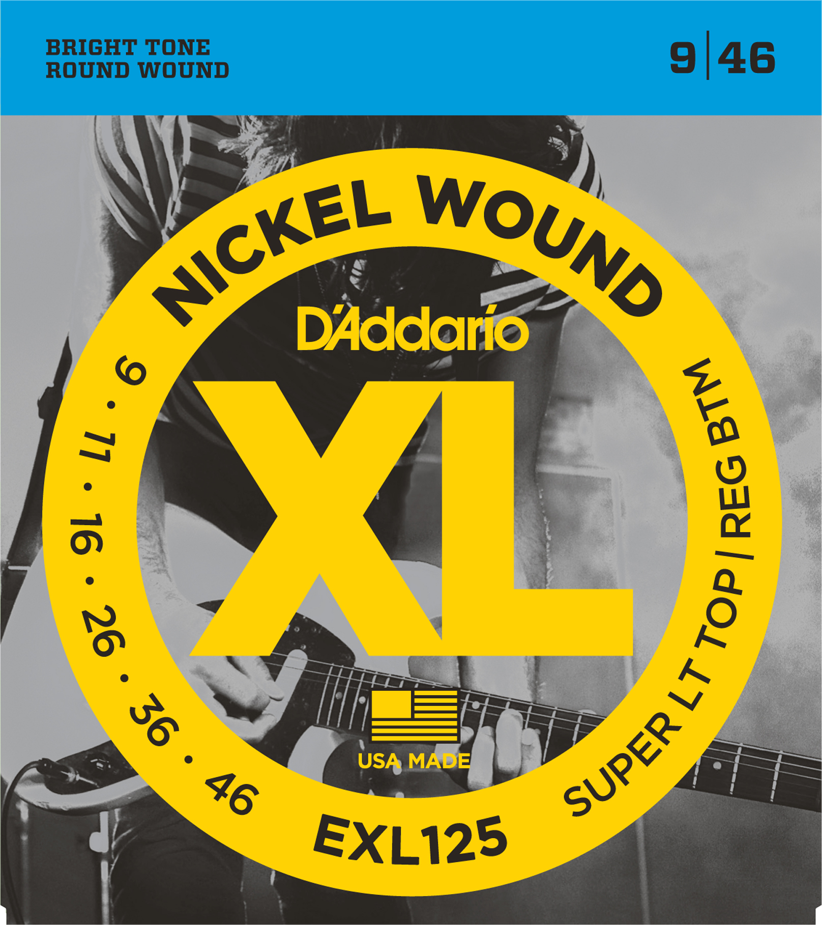 ELEKTRO GİTAR TEL SETİ, XL, 9-46, SUPER LIGHT TOP/ - EXL125