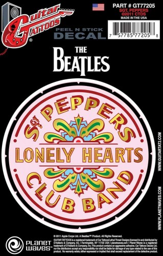 GTR TATTOO-BEATLES SGT PEPPERS STİCKER - GT77205