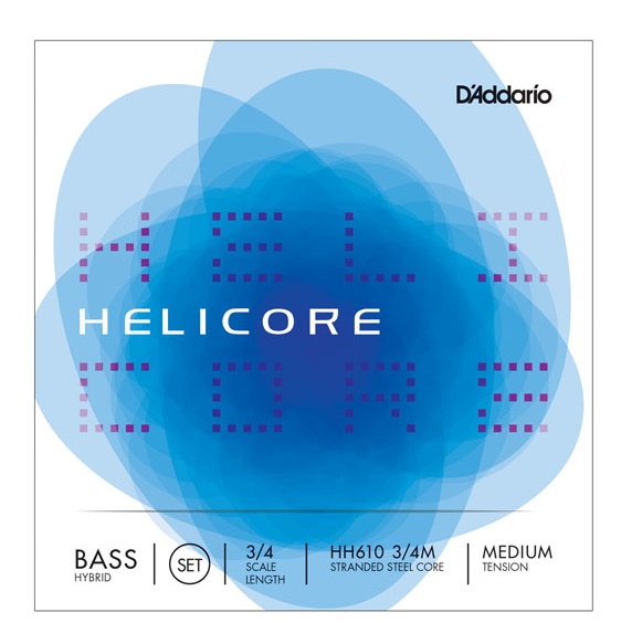 KONTRABAS TEL SETİ, HELICORE, HYBRID, 3/4 SCALE LE - HH610 3/4M