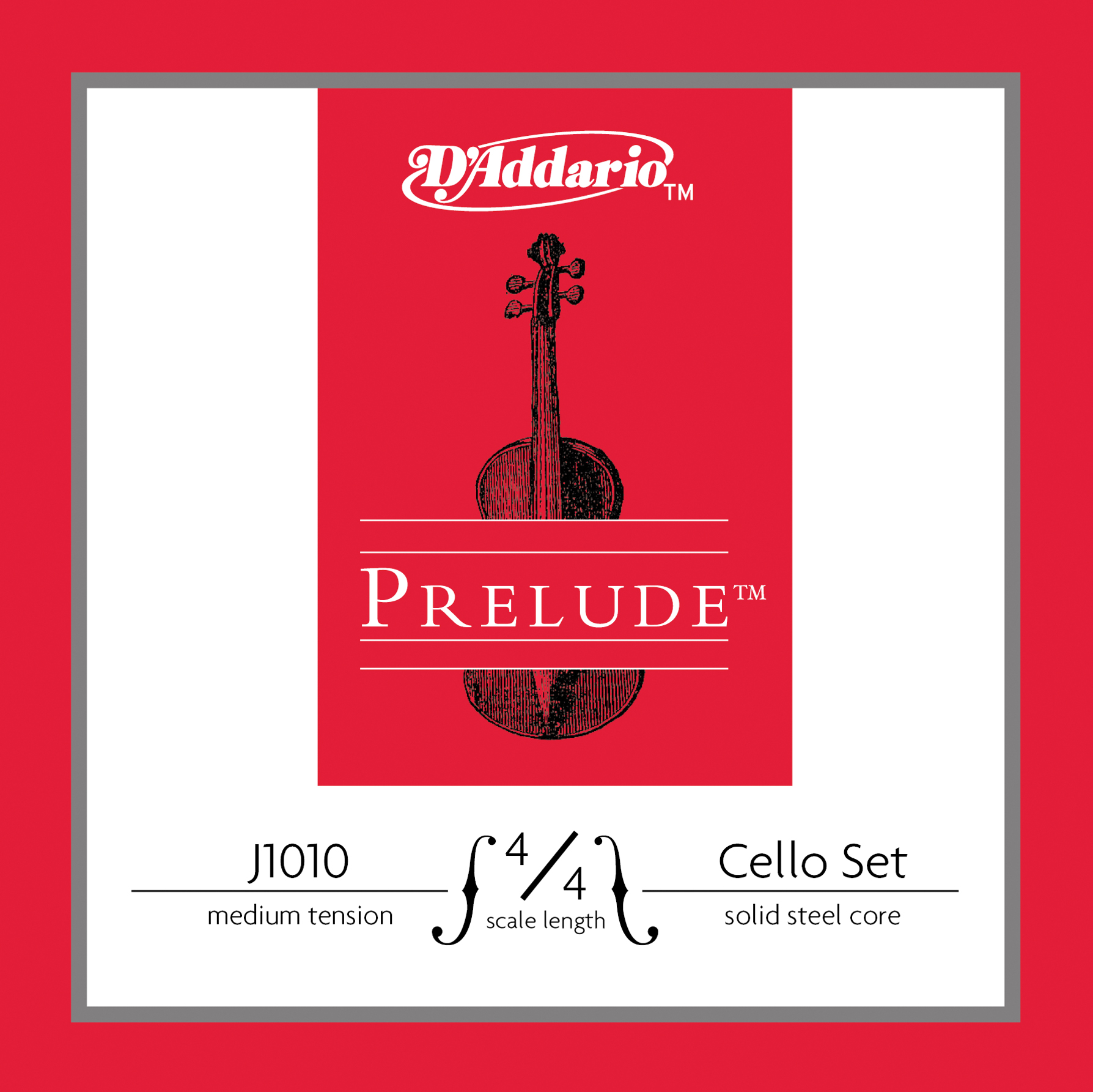 CELLO TEL SETİ, PRELUDE, 10 SETLİK PAKET, 4/4 SCAL - J101044M-B10