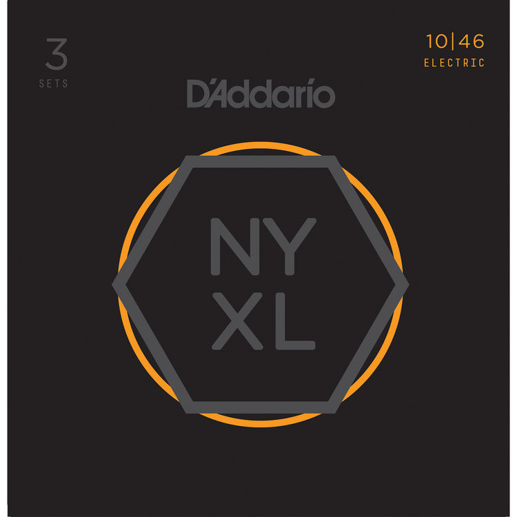 ELEKTRO GİTAR TEL SETİ, 3 LÜ REGULAR LIGHT - NYXL1046-3P