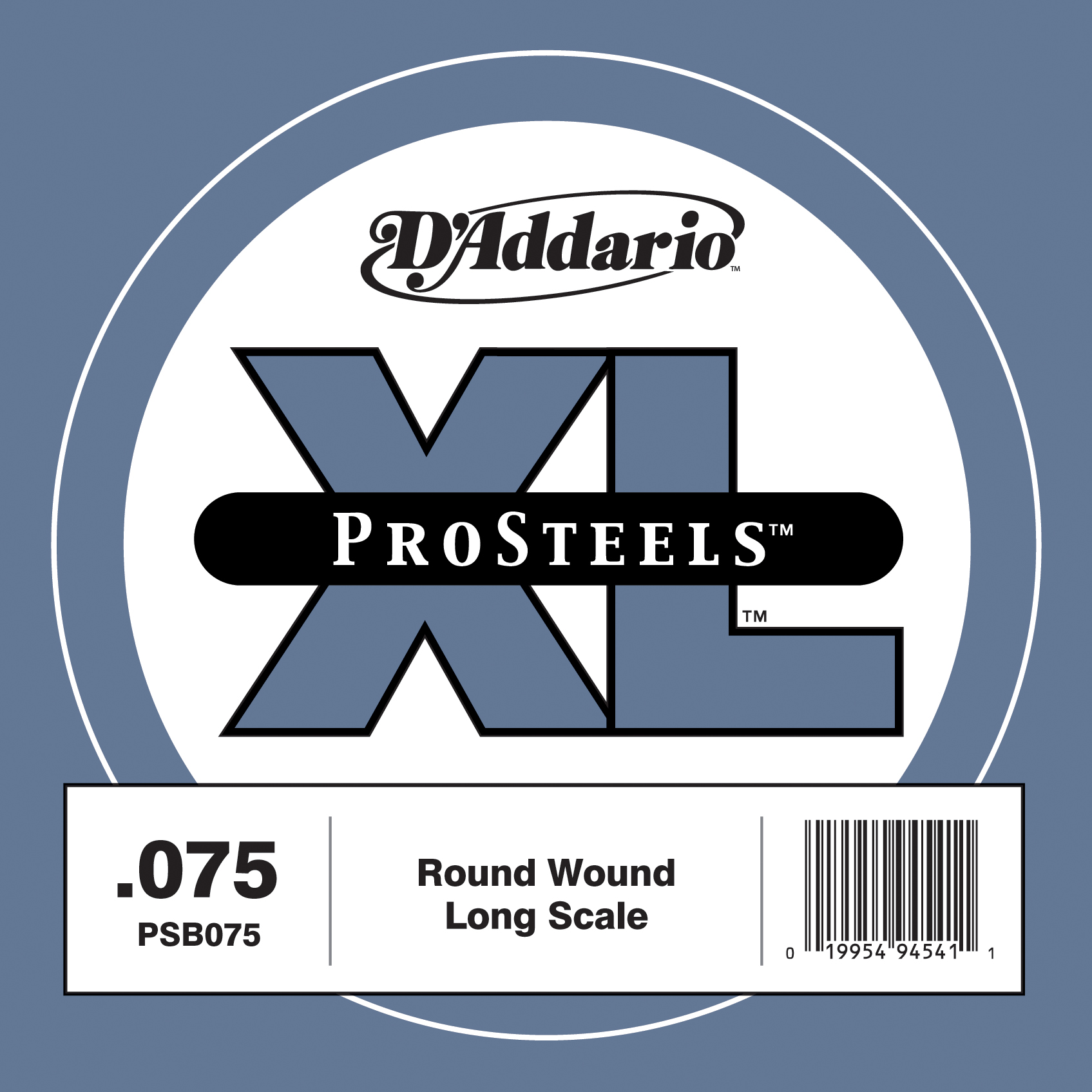 BAS GİTAR TEK TEL, (LA), PRO STEELS, 0.075 GAUGE, - PSB075