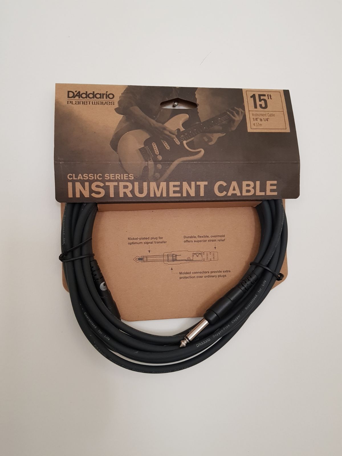GİTAR KABLO 15 İNCH CLASSİC CABLE  ÇİN - PWCGT15