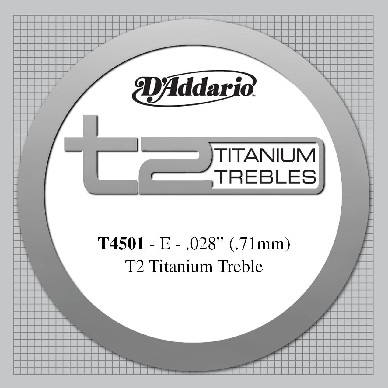 KLASİK GİTAR TEK TEL, T2 SERİSİ, TITANIUM TREBLES, - T4501