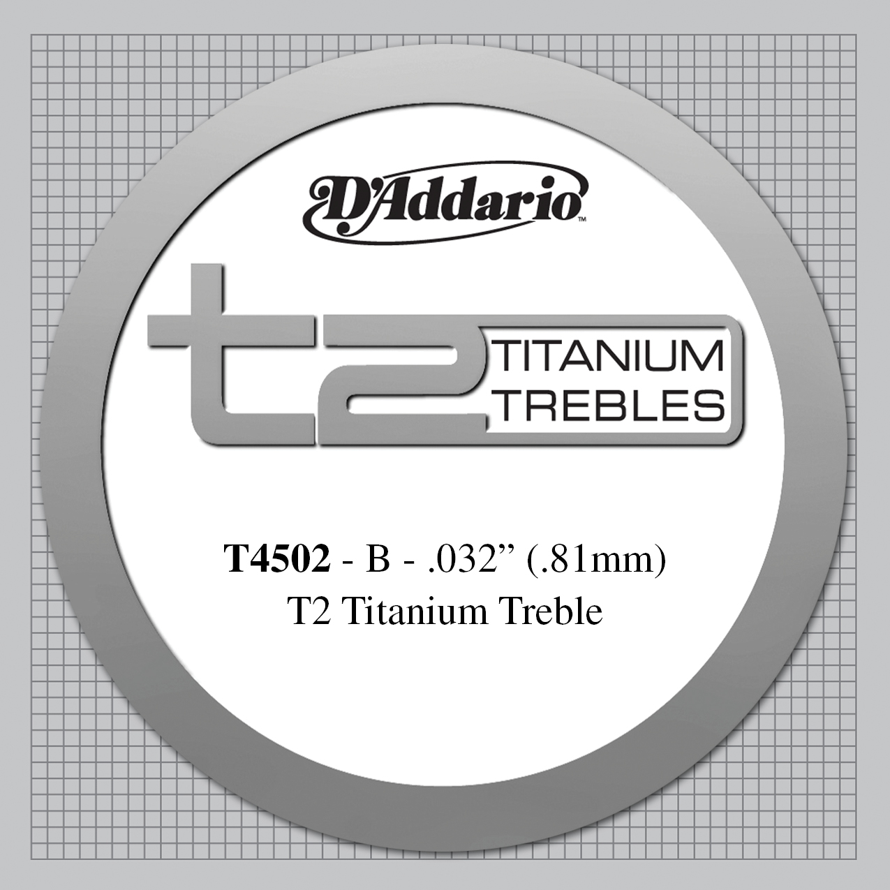 KLASİK GİTAR TEK TEL, T2 SERİSİ, TITANIUM TREBLES, - T4502