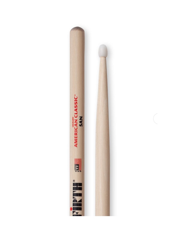 BAGET (ÇİFT) 5A NYLON, HICKORY, 0.565"x16", MEDIUM - V5AN