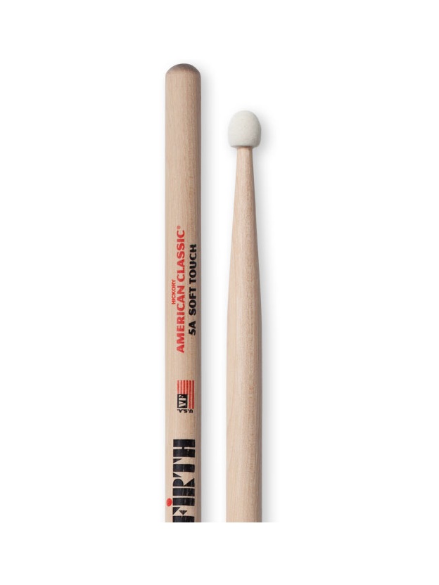 BAGET(ÇİFT) 5A SOFT TOUCH (KEÇE UÇ) , HICKORY, 0.5 - V5AST