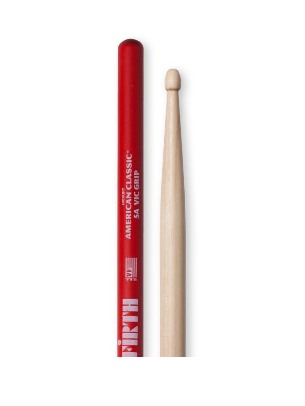 BAGET (ÇİFT) VIC 5A GRIP, HICKORY, 0.565"x16", MED - V5AVG