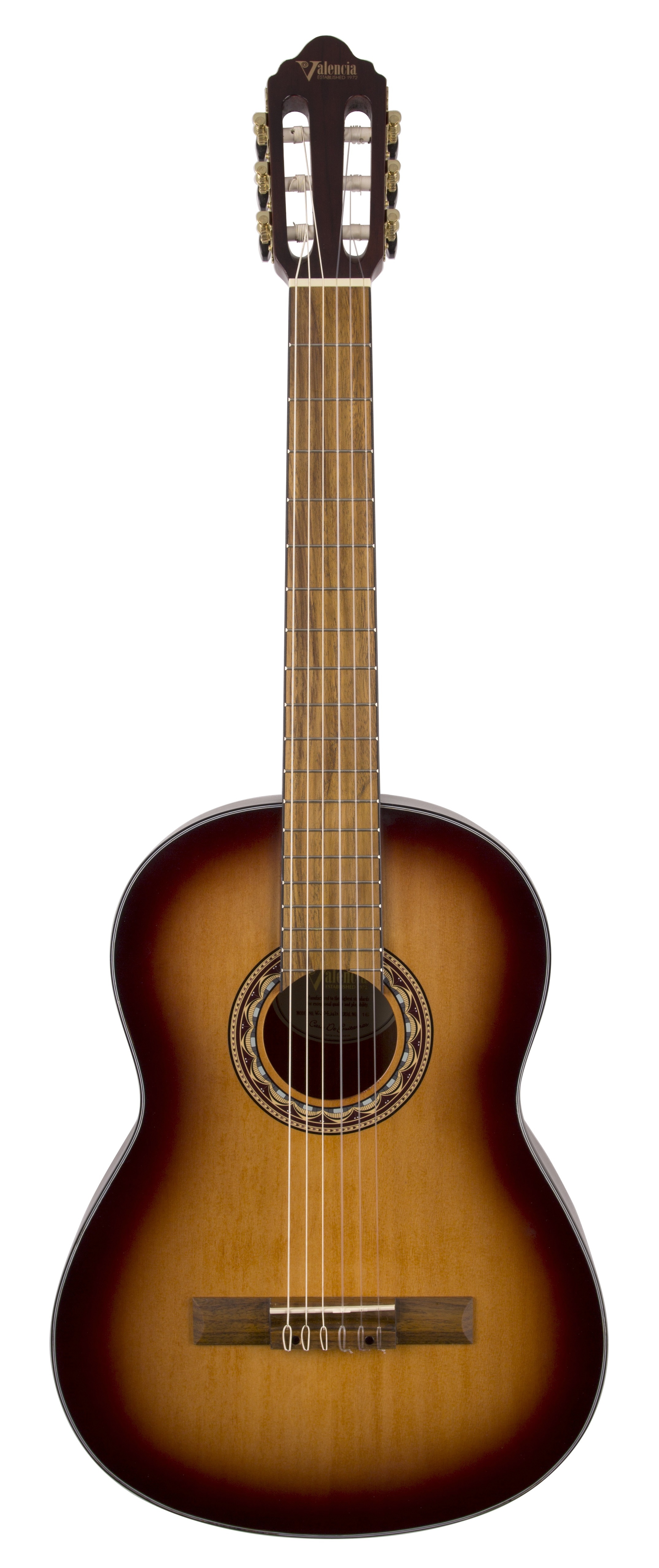 KLASİK GİTAR, SCALE 4/4, ANTİK SUNBURST MAT, KAPAK - VC304ASB