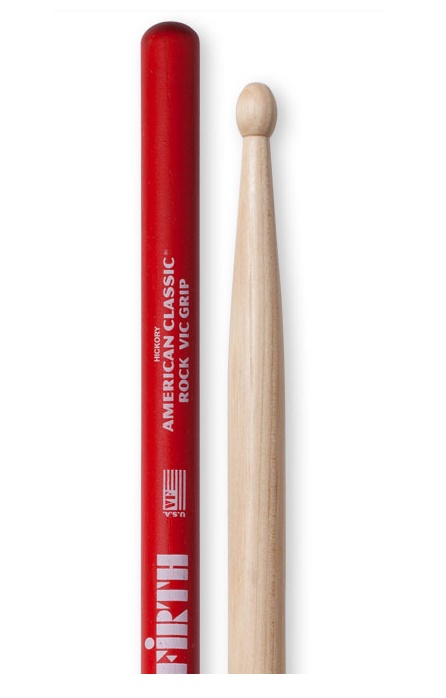 BAGET (ÇİFT) ROCK VIC GRIP, HICKORY, 0.630"x16 5/8 - VROCKVG
